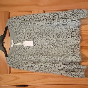 New Rose + Olive Top